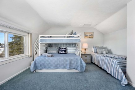 West Dennis Cape Cod vacation rental - Bedroom 3 - Twin over Full bunk, plus 1 Twin - Second Floor