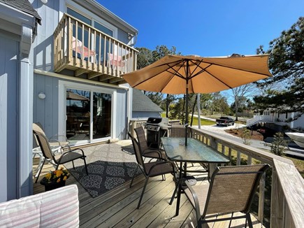 West Dennis Cape Cod vacation rental - Deck in the summer time