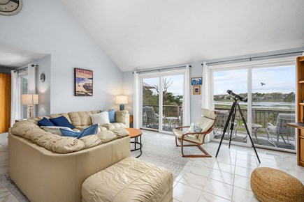 West Dennis Cape Cod vacation rental - Sit in the living room and enjoy the spectacular views of the Bass River