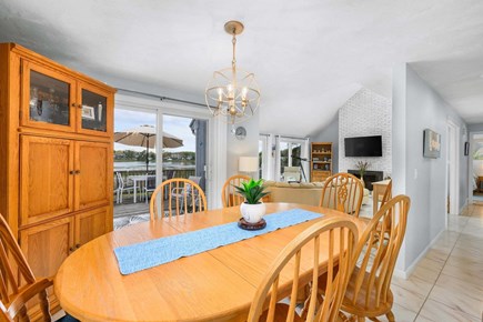 West Dennis Cape Cod vacation rental - Bright and welcoming dining area with a view of the deck