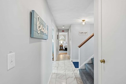 West Dennis Cape Cod vacation rental - Front hallway from kitchen to bedroom
