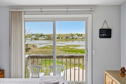 West Dennis Cape Cod vacation rental - Deck outside bedroom overlooking Bass River