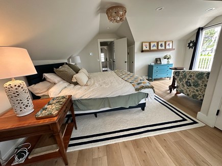 Hyannisport Cape Cod vacation rental - 2nd floor master; king bed and deck overlooking the front yard.