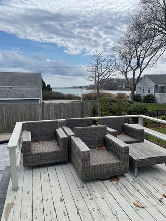 Falmouth Cape Cod vacation rental - Deck with views of Little Pond & Martha's Vineyard