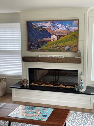 Falmouth Cape Cod vacation rental - Fireplace