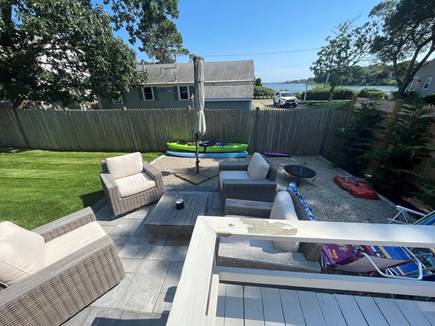 Falmouth Cape Cod vacation rental - Patio area with kayak/paddle board/beach chairs/umbrellas