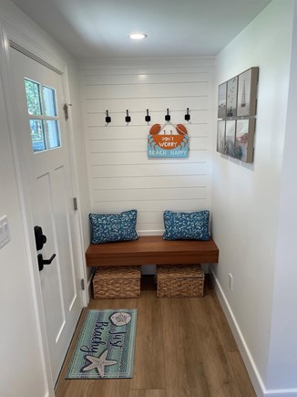 Falmouth Cape Cod vacation rental - Entrance with storage