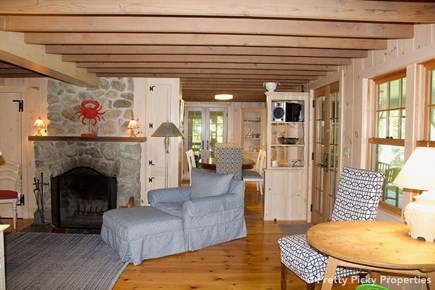 West Hyannisport Cape Cod vacation rental - Looking towards the dining area