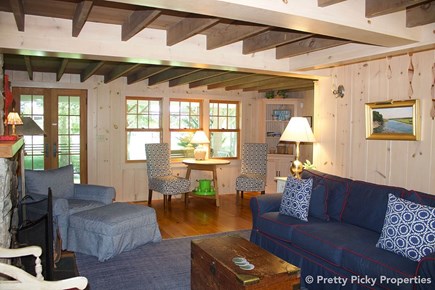 West Hyannisport Cape Cod vacation rental - Living Room and Sitting Area