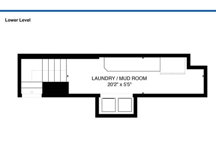 West Hyannisport Cape Cod vacation rental - Lower Level Floor Plan