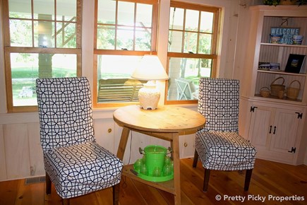 West Hyannisport Cape Cod vacation rental - Seating area for Quiet Summer Reading