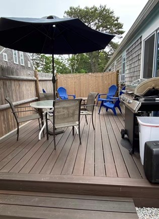 Dennis Cape Cod vacation rental - Back patio