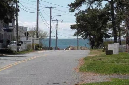 Dennis Cape Cod vacation rental - Beach view from the driveway