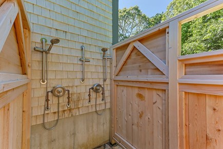 South Orleans Cape Cod vacation rental - Double sized outdoor shower