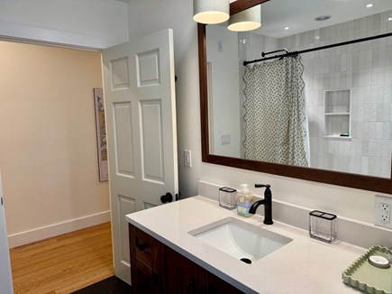 South Orleans Cape Cod vacation rental - Bathroom #2- Beautiful Full bath in Hall with washer/Dryer