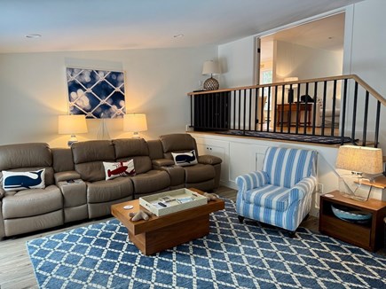 South Orleans Cape Cod vacation rental - Expansive Family room with massaging recliners