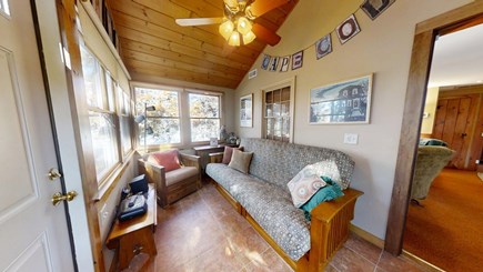 Wellfleet Cape Cod vacation rental - Enclosed Porch with Queen Futon for additional sleeping