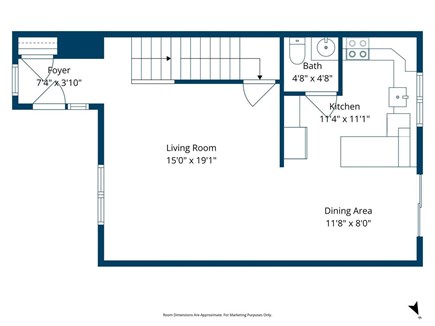 Falmouth Cape Cod vacation rental - 1st floor