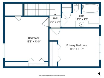 Falmouth Cape Cod vacation rental - 2nd floor