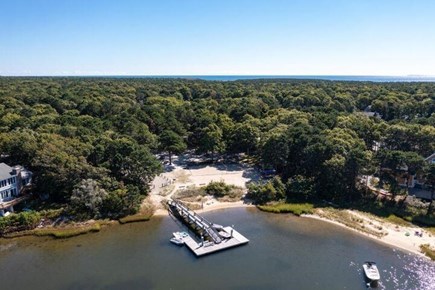 Mashpee Cape Cod vacation rental - Arial of beach