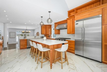 Osterville Cape Cod vacation rental - Large Gourmet kitchen with top end appliances