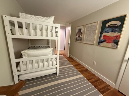 South Dennis Cape Cod vacation rental - Twins bunks w/ twin trundle if needed; there is a desk here, too.