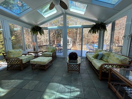 Yarmouth Cape Cod vacation rental - Sunroom attached to living room. great spot to have your company