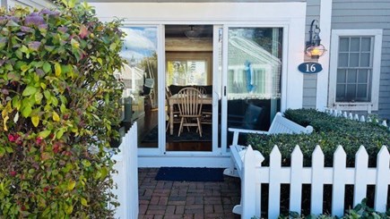 New Seabury, Maushop Village Cape Cod vacation rental - Front Patio