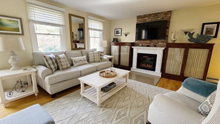 Wellfleet Cape Cod vacation rental - Living room has comfortable seating and a flat screen TV