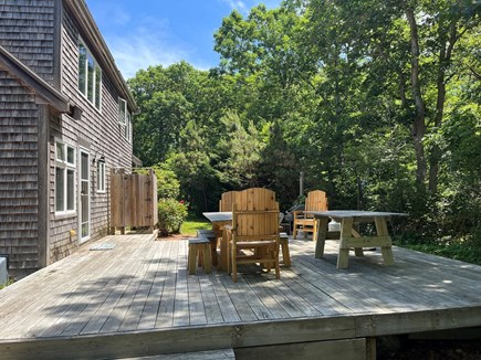 Eastham, Nauset Light - 3998 Cape Cod vacation rental - Deck and outdoor shower