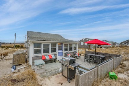 East Sandwich Cape Cod vacation rental - Deck with seating and grill