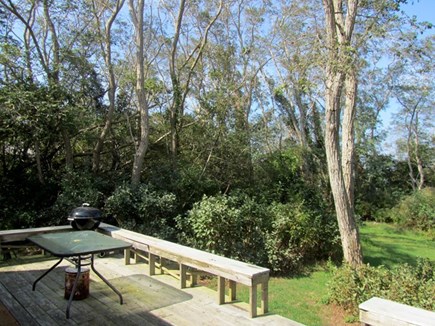 Wellfleet Cape Cod vacation rental - Back deck with grill