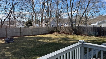Bourne, Buzzards Bay Cape Cod vacation rental - Spacious fenced in backyard