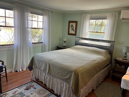 Bourne, Buzzards Bay Cape Cod vacation rental - Bedroom with queen bed with mini-split AC