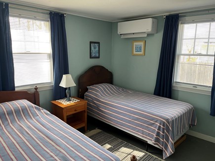 Bourne, Buzzards Bay Cape Cod vacation rental - Bedroom with 2 twins with mini-split AC