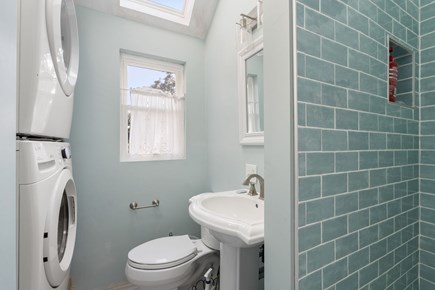Onset Beach MA vacation rental - First floor common full bathroom with laundry