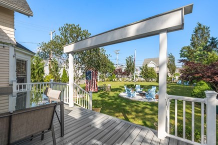 Onset Beach MA vacation rental - Outside deck off dining room