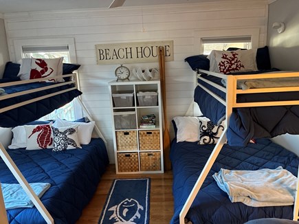Onset Beach MA vacation rental - Downstairs bunk room with full bath