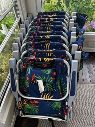 Onset Beach MA vacation rental - Beach chairs ready to go