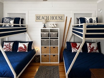 Onset Beach MA vacation rental - First floor bunk room with attached full bath.