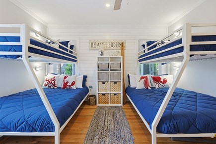 Onset Beach MA vacation rental - 1st floor Bunk room (twin on top/double on bottom) with en-suite