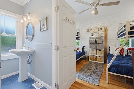 Onset Beach MA vacation rental - 1st floor Bunk room en-suite - (shower)