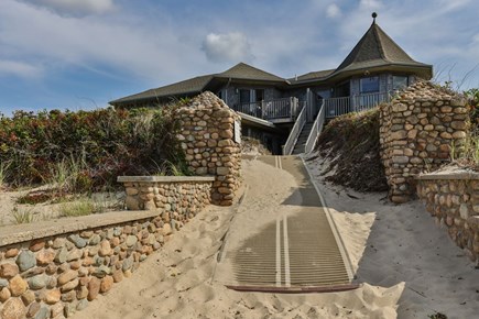 Brewster Cape Cod vacation rental - Walk off your Private beach and up the stairs and you're there!