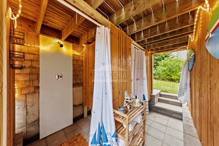 East Falmouth Cape Cod vacation rental - Outside shower