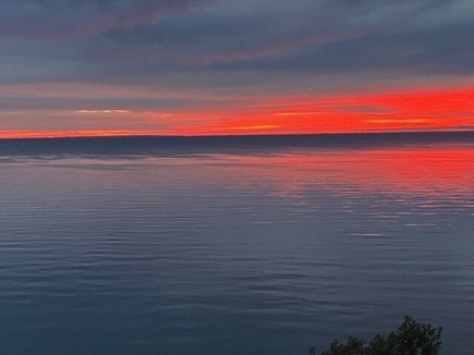 Truro Cape Cod vacation rental - Sunset from the observation deck