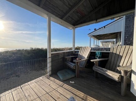 Truro Cape Cod vacation rental - Our deck on the ocean