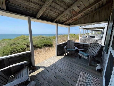 Truro Cape Cod vacation rental - Private deck with ocean views