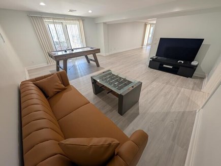 West Falmouth Cape Cod vacation rental - Lower level game room w/flat screen tv