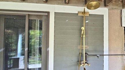 West Falmouth Cape Cod vacation rental - Outdoor shower