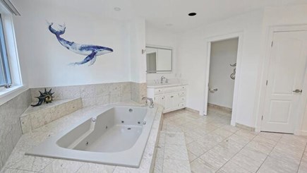 West Falmouth Cape Cod vacation rental - Large Second Floor Bath w/jacuzzi tub and shower